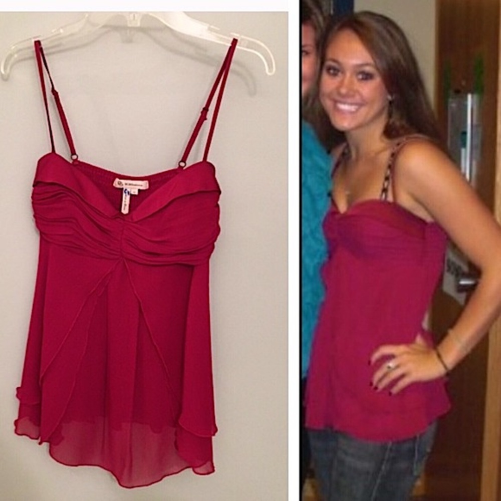BCBGeneration Flirty Silky Blouse